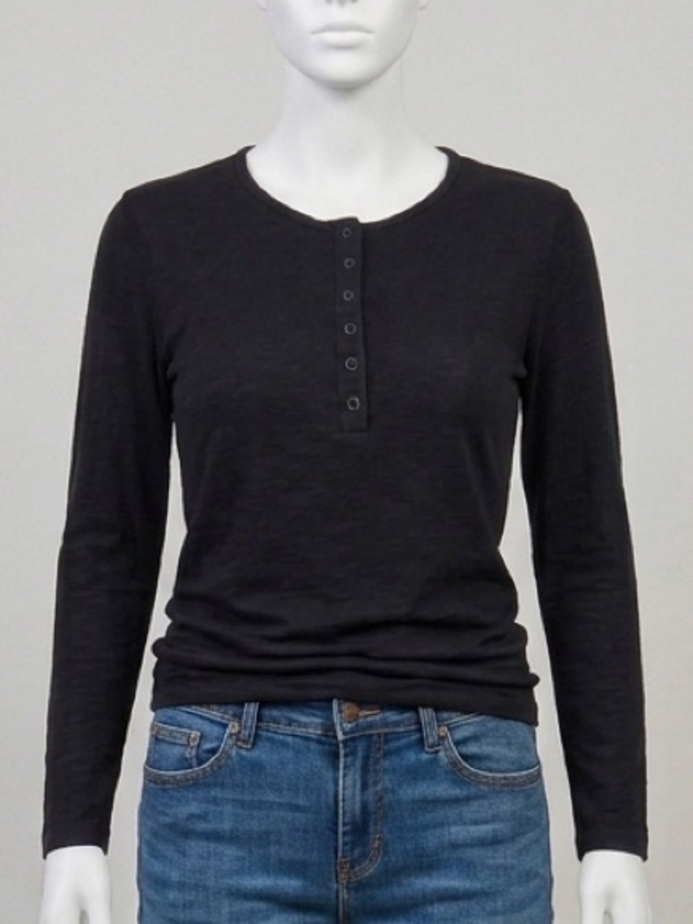 Women's Tecovas Black Long Sleeve Shirt